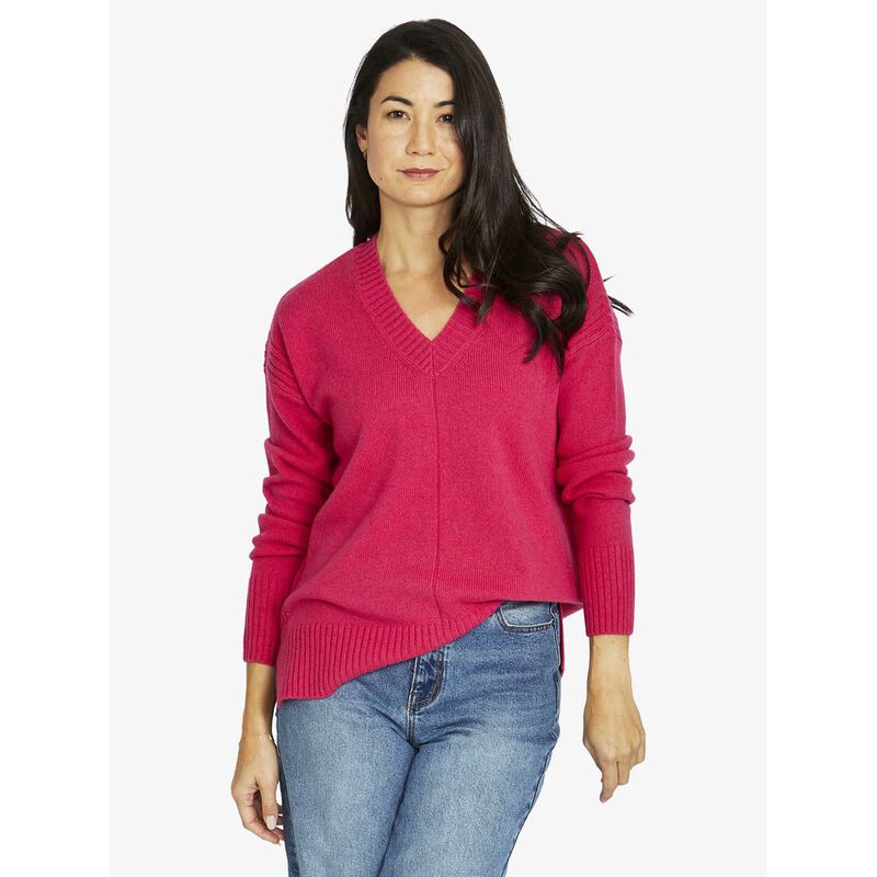 Jump Detail V-Neck Pullover image number 3